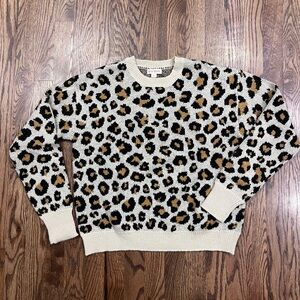 Cheetah Print Sweater 🐆